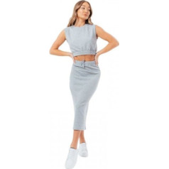Justhype Sweat Midi Skirt atpūtas apģērbu komplekts W LABON007 / 14