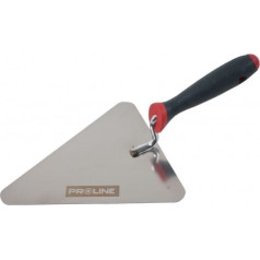 Proline Stainless triangular trowel 200mm plastering hand