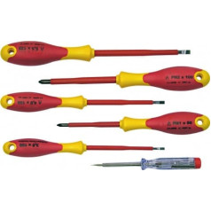 PRO Screwdriver-technical- 2 comp. flat-kpl. kk23-pz szt.5+wsk.nap.1000v <kk>