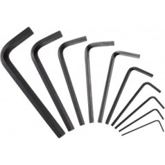 Stanley 10 pc hexkey set 1,5 - 10mm
