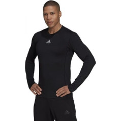 T-krekls adidas TECHFIT LS Top CR H23120 / Melna / XL