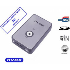 Zmieniarka cyfrowa emulator MP3 USB SD HYUNDAI 8PIN... (NVOX NV1080A HYUNDAI 8PIN)