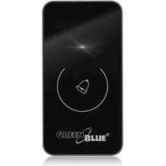 Greenblue GB113 43676 Bezvadu durvju zvana raidītājs / melns