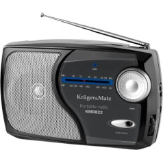 Kruger&matz Kruger & Matz pārnēsājamais analogais radio modelis KM0822
