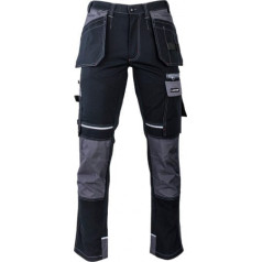 Lahti Pro Melnas un pelēkas bikses ar pastiprinājumiem,