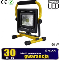 Nvox Portable LED floodlight 50w 6000k battery / 230v