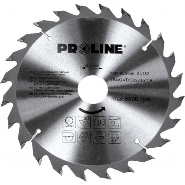 Proline Koka ripzāģis 300 * 80t * 30mm prolīns