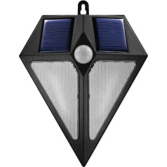 Lampa solarna ścienna 6 LED Maclean Energy z czujnikiem ruchu MCE168 2x solar