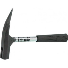 Mega Roofing hammer 600g. gs tuv approved. blackened matt head  with magnet to keep nails on. steel t