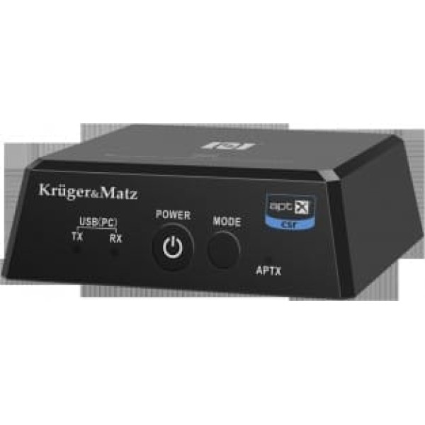 Kruger&matz 2in1 Bluetooth HiFi audio uztvērējs un raidītājs (Apt-X, NFC) BT-1 modelis