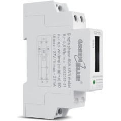 Greenblue GB173 55123 DIN sliedes enerģijas skaitītājs ar LCD displeju