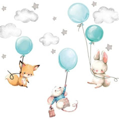 Little Deco DL610-3 sienas uzlīmju balons bērnu istabai