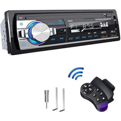 CENXINY RDS automašīnas radio ar Bluetooth brīvroku komplektu, Bluetooth 5.0, FM/AM/RDS Bluetooth automašīnas radio ar antenas adapteri, 2 USB/AUX/TF karšu atbalsts