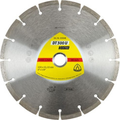 Klingspor Dimanta asmeņu segments. 230*2.3*22.2mm 16z‐7mm dt300u