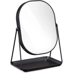 Navaris Cosmetic Mirror Grima spogulis Galda spogulis ar Juvelierizstrādājumu glabātuvi - Spogulis grimam un ieveidošanai - Stāvs spogulis ar glabāšanu