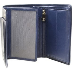 ESQUIRE VERTICAL WALLET PIPING, Black/Royal