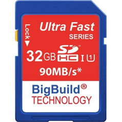 eMemoryCards — 8GB/8GIG īpaši ātra 32 GB 90 MB/s SD SDHC atmiņas karte Nikon D80 kamerai