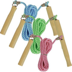 Sportech F Kokvilnas virve 300 cm multi S825869 / balta /