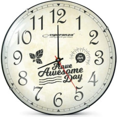 ESPERANZA EHC018L WALL CLOCK LAUSANNE