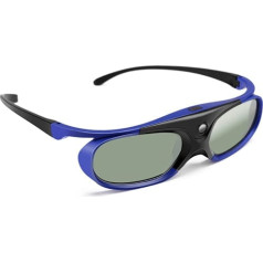 3D brilles Universal DLP Active Shutter 3D brilles 96-144Hz priekš Acer Viewsonic XGIMI Projector Optoma BenQ 3DTV Akumulators 3,7V 80mAH