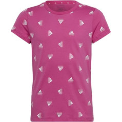 T-krekls adidas BLUV Tee girls IB8920 / rozā / 164 cm