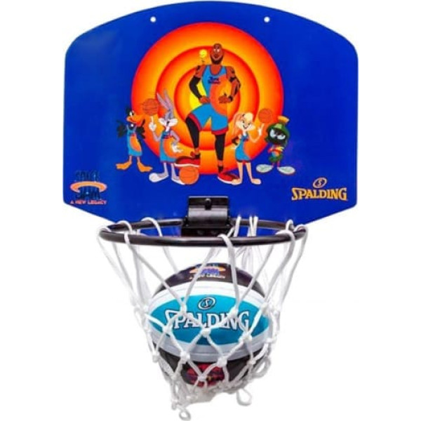 Basketbola aizmugurējais dēlis Mini Spalding Space Jam Tune Squad violeti oranžs 79005Z / N / A