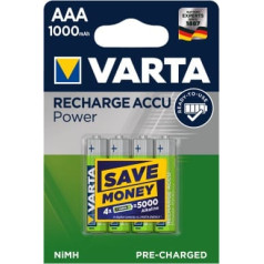 VARTA AAA 1000mAh akumulators 4 gab / bl.