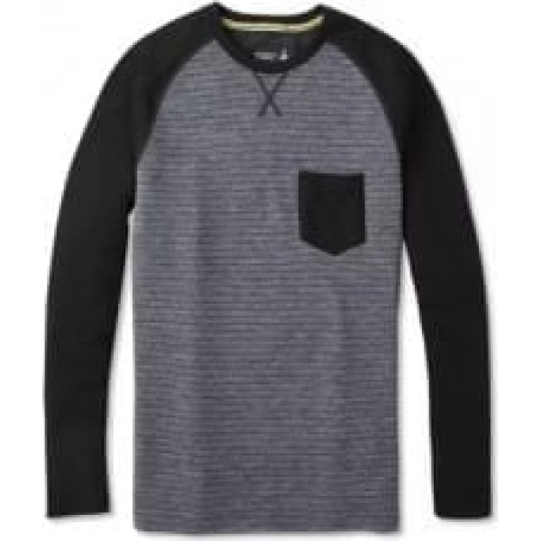 Smartwool Termo krekls M'S Merino 250 Pocket Crew S Medium Gray/Tick Stitch