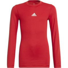 T-krekls adidas TECHFIT LS Tee Y H23154 / sarkans / 164 cm