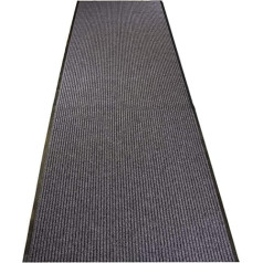 uyoyous Rug Runner, gaitenis, neslīdošs, 90 x 300 cm, svītrains raksts, netīrumu savācējs paklāju skrējējs, virtuves paklājs, netīrumu savācējs paklājiņš ar neslīdošu aizmuguri viesistabai, guļamistabai, virtuvei, birojam, gaitenis - pe
