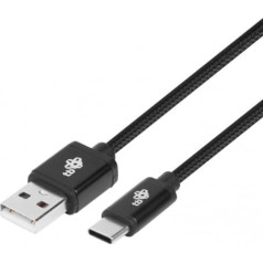 TB USB-usb c kabelis 1,5 m melna virkne