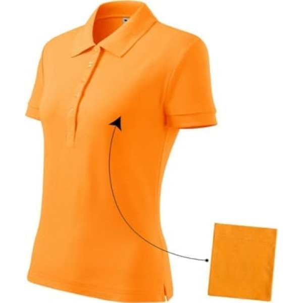 Malfini Cotton polo krekls W MLI-213A2 mandarīns / XL