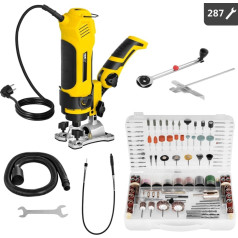 Slīpmašīnas finierzāģa pulēšanas mašīna daudzfunkciju urbjmašīna Twist-A-Saw 287 elementi 550W