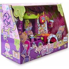 The Bellies From Bellyville - vīrusu testeris, aksesuāri vēderiņiem un mini vēderiņiem to kopšanai un noņemšanai, dāvana (Famosa 700015775).