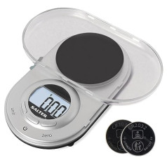 Salter 1260 SVDRA Micro Digital Pocket Scale, Extremely Accurate to 0.05 g, Discreet Compact Design, Electronic Precision Scales for Kitchen, Jewellery, Spices, Coin, Gold Scale, Tare Function