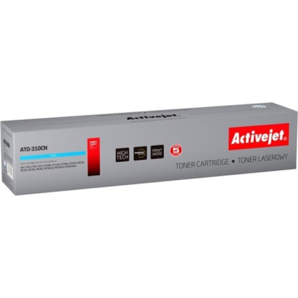 Activejet ato-310cn toneris (aizstāj oki 44469706; supreme; 2000 lapas; zils)