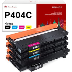Toner Kingdom Saderīga tonera kasetne priekš Samsung CLT-P404C toneram Samsung C480W Xpress SL C480W C480FW C430W C480 C430 C480FN CLT-K404S CLT-Y404S CLT-C404S C48X toner Tockner (Series Toner Tockner)