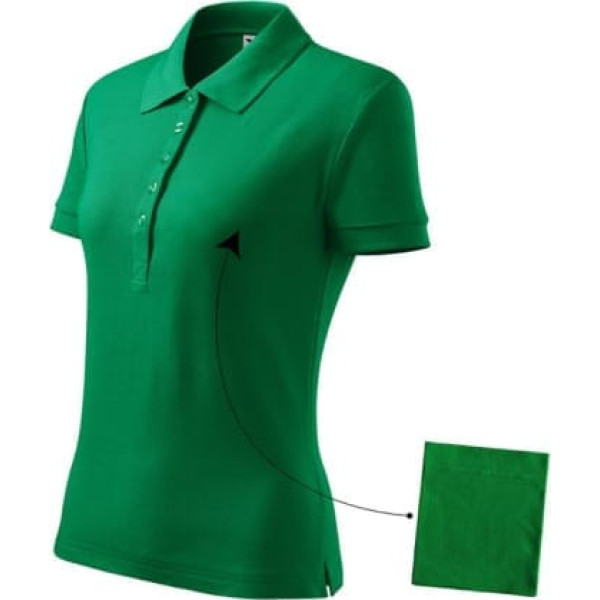 Malfini Cotton polo krekls W MLI-21316 zāle zaļš / XS