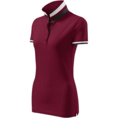 Malfini Collar Up W MLI-25786 granāts / S polo krekls