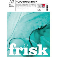 Frisk Yupo 14385210 papīrs A2, balts, 10 gab. iepakojumā