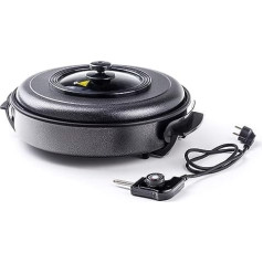 Hendi party pan, Electropan, induction hob, induction stove, suitable for frying, roast and warm, 230V, 1400W, Ø500x (H) 190mm, aluminum