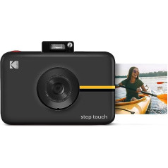 KODAK Step Touch | 13MP Digital Camera & Instant Printer with 3.5 Inch LCD Touch Screen Display, 1080p HD Video, 10x Optical Zoom, Selfie Mirroring, Editing Suite, Bluetooth & ZINK Printing Technology | Black