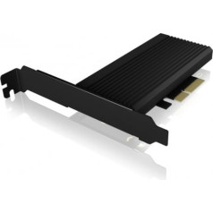Icybox PCI karte priekš m.2 ssd nvme ib-pci208-hs ar siltuma izlietni