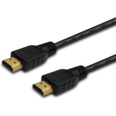 Savio cl-01 kabelis (hdmi - hdmi; 1,5 m; melns)