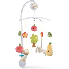 NICI Music Mobile Rabbit and Owl 40 cm Colorful I Baby Mobile ar 5 noņemamām figūriņām ar gultas stiprinājumu dāvanu kastītē I bērnu gultiņas piederumi - 48511