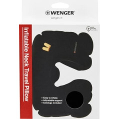 WENGER INFLATABLE NECKTRAVEL PILLOW WITH EARPLUGS
