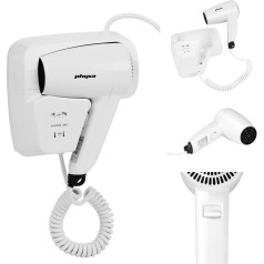 Fēns pie baseina viesnīcā pie sienas stiprināms balts 1200W Physa SICCO