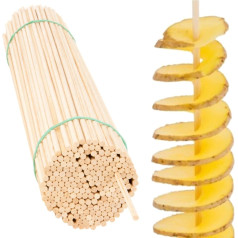 Dižskābarža nūjas savītiem kartupeļiem 45cm / 4mm 100gab