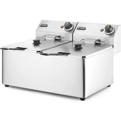 Divkāršā gastronomiskā cepeškrāsns virtuves līnija Kitchen Line 7kW 230V 2 x 8L - Hendi 205839