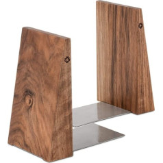 TILISMA - Roku darbs koka grāmatplaukti - Dekoratīvie plauktu plaukti - Izturīgi grāmatplaukti smagām grāmatām - Valrieksts